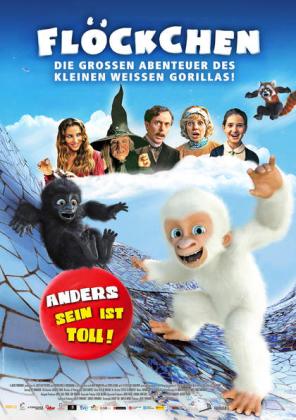 Filmbeschreibung zu Flöckchen - Die großen Abenteuer des kleinen weißen Gorillas!