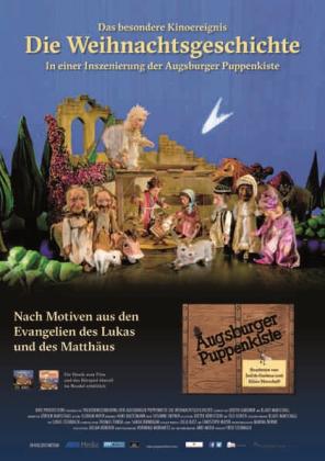 Filmbeschreibung zu Die Weihnachtsgeschichte in einer Inszenierung der Augsburger Puppenkiste