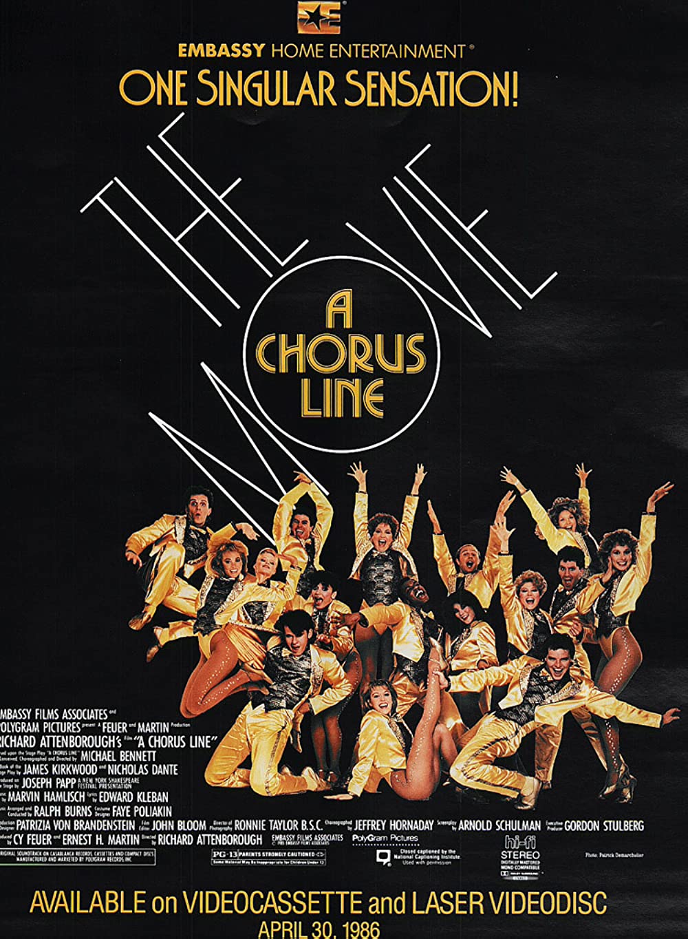 Filmbeschreibung zu A Chorus Line