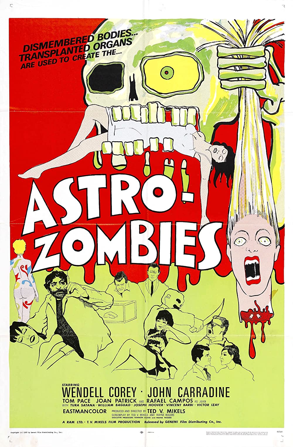 Filmbeschreibung zu Astro-Zombies - Roboter des Grauens