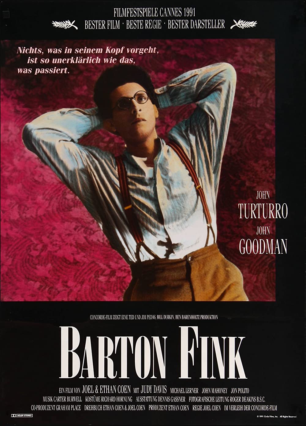 Filmbeschreibung zu Barton Fink (OV)