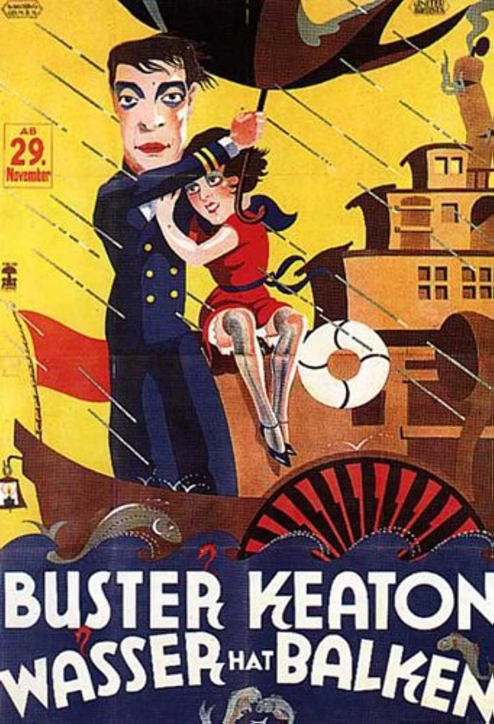Filmbeschreibung zu Buster Keaton - Wasser hat keine Balken