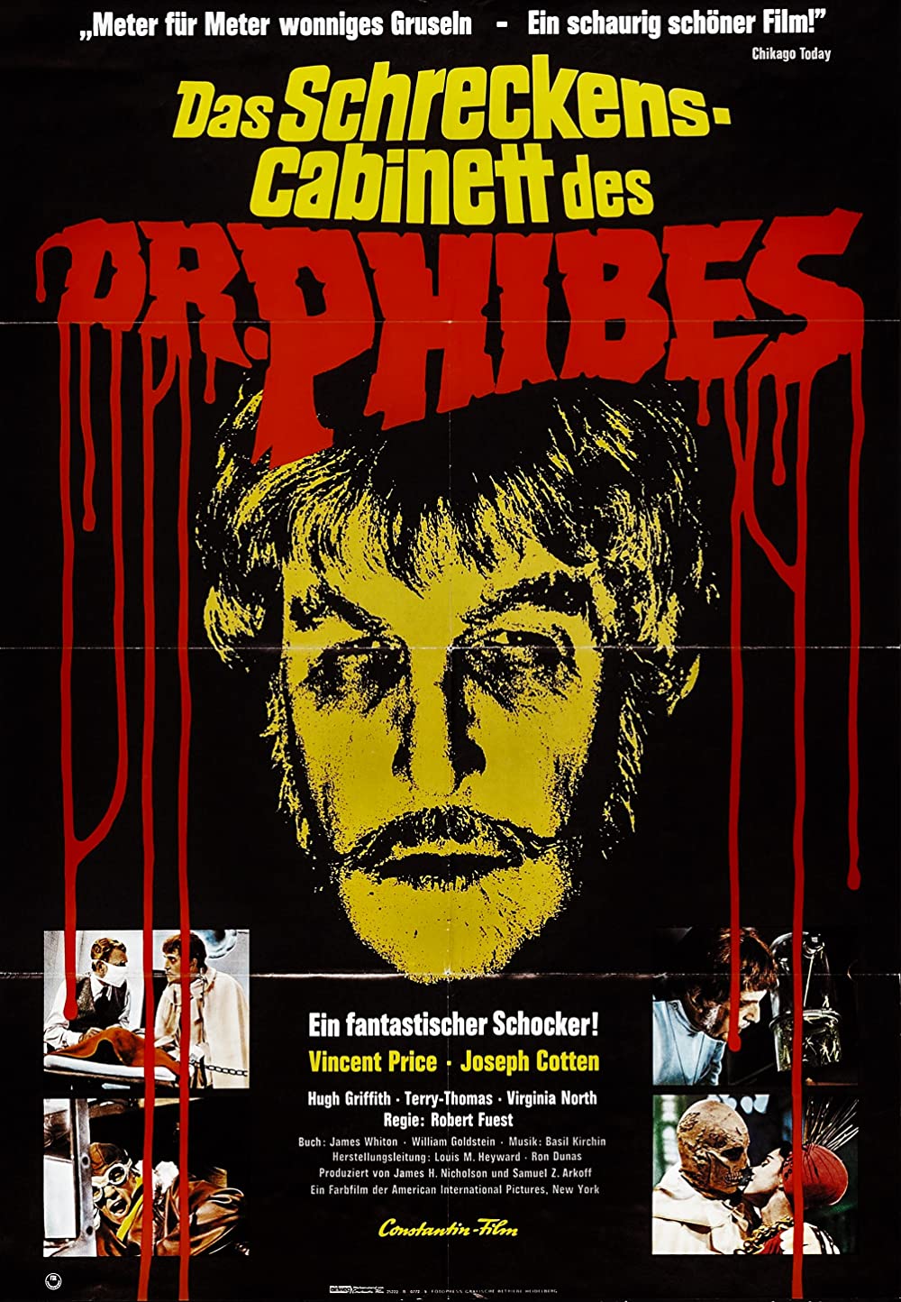 Filmbeschreibung zu Das Schreckenskabinett des Dr. Phibes