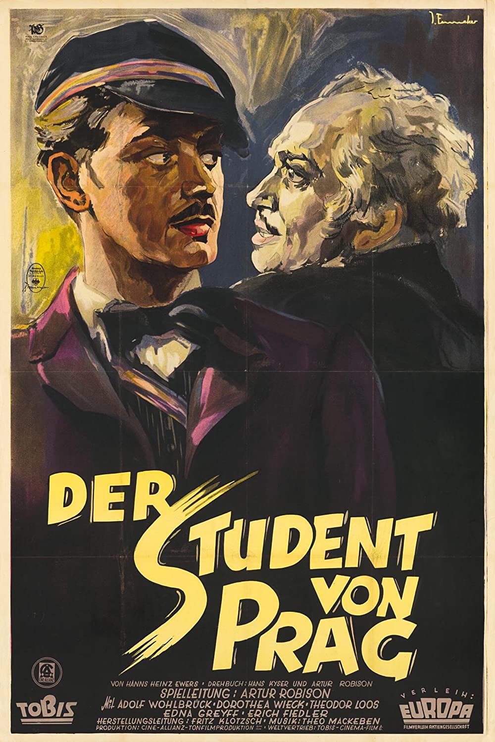 Filmbeschreibung zu Der Student von Prag (1926)