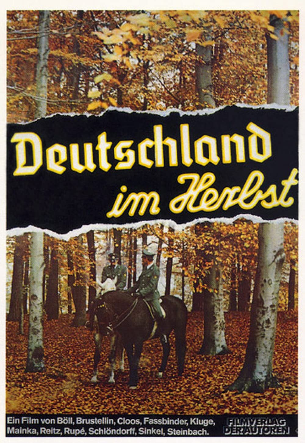 Filmbeschreibung zu Deutschland im Herbst