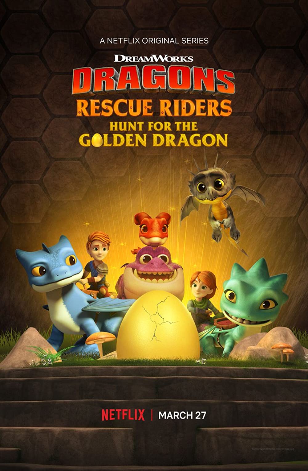 Filmbeschreibung zu Dragons: Rescue Riders: Hunt for the Golden Dragon
