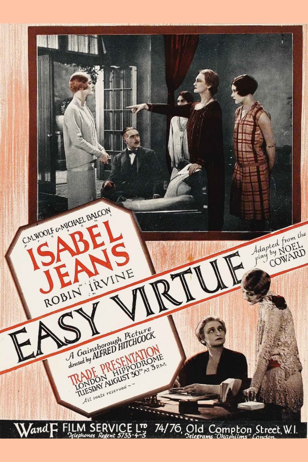 Filmbeschreibung zu Easy Virtue (1927)