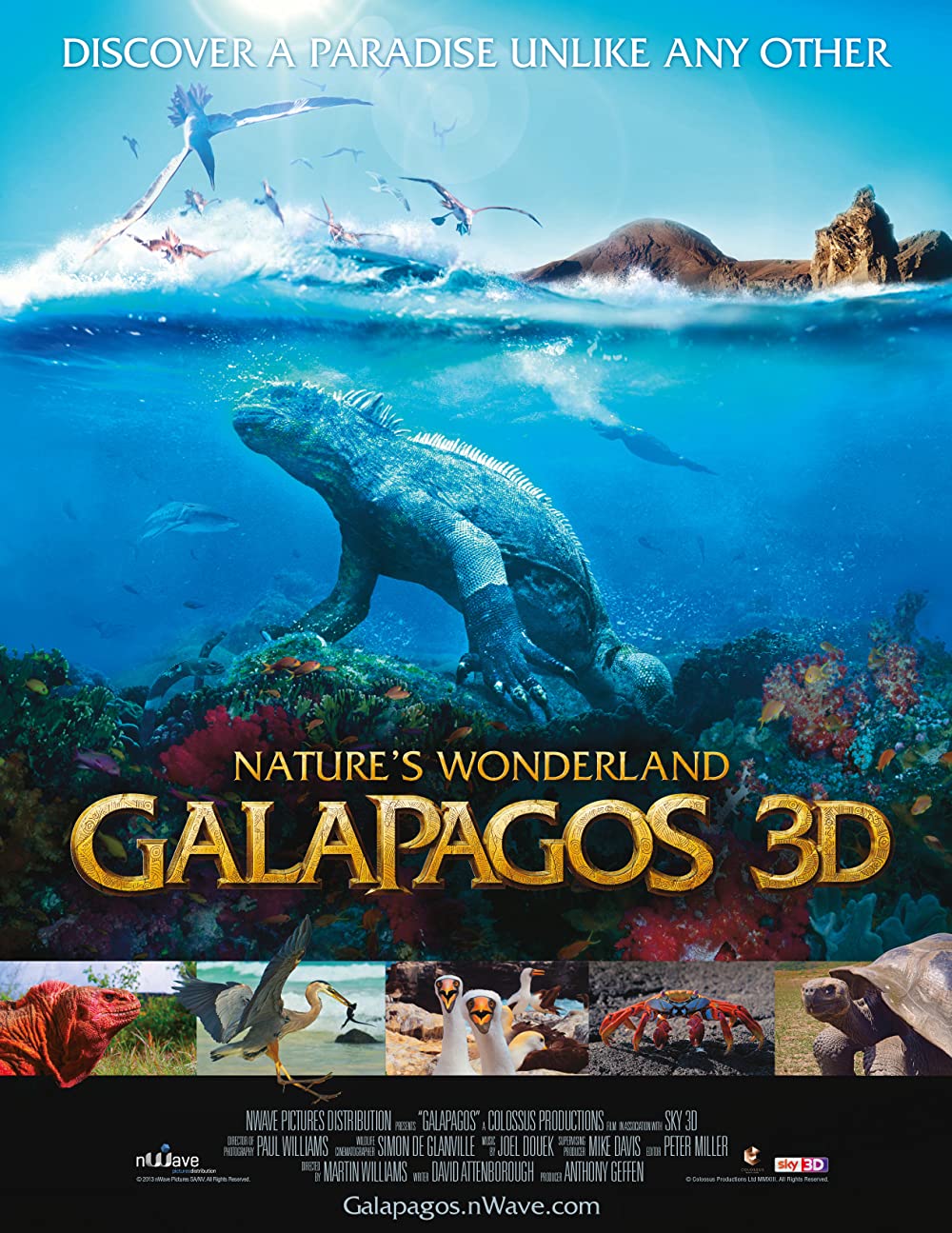Filmbeschreibung zu Galapagos - Wunderland der Natur 3D