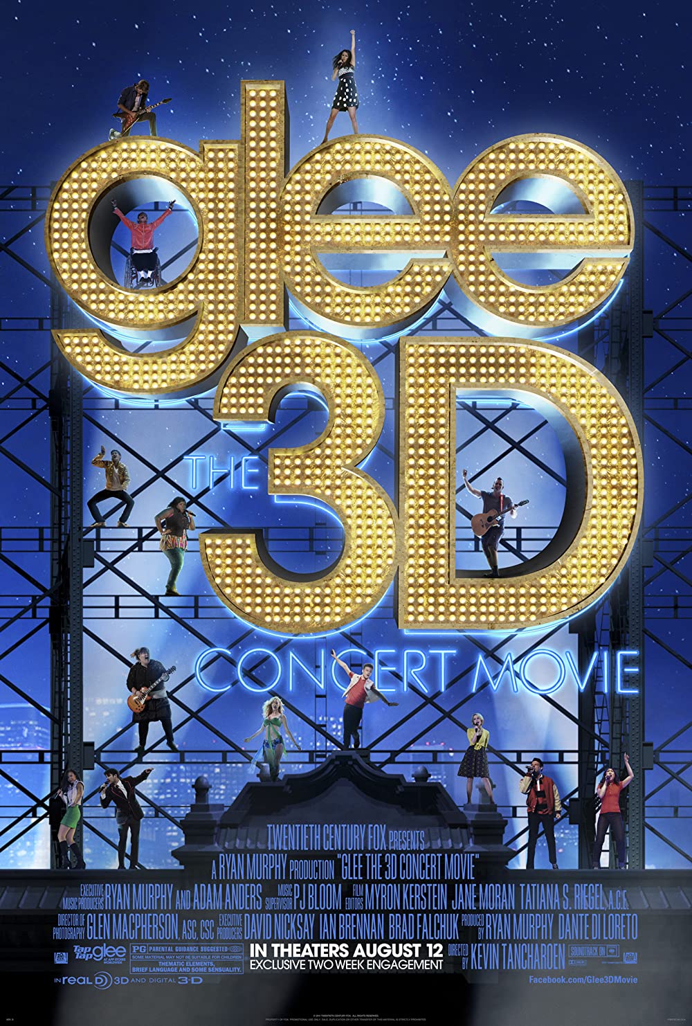 Filmbeschreibung zu Glee on Tour - Der 3D Film