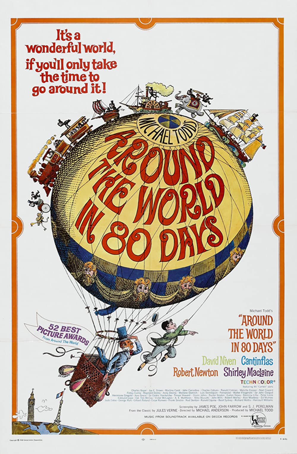 Filmbeschreibung zu In 80 Tagen um die Welt (1956)