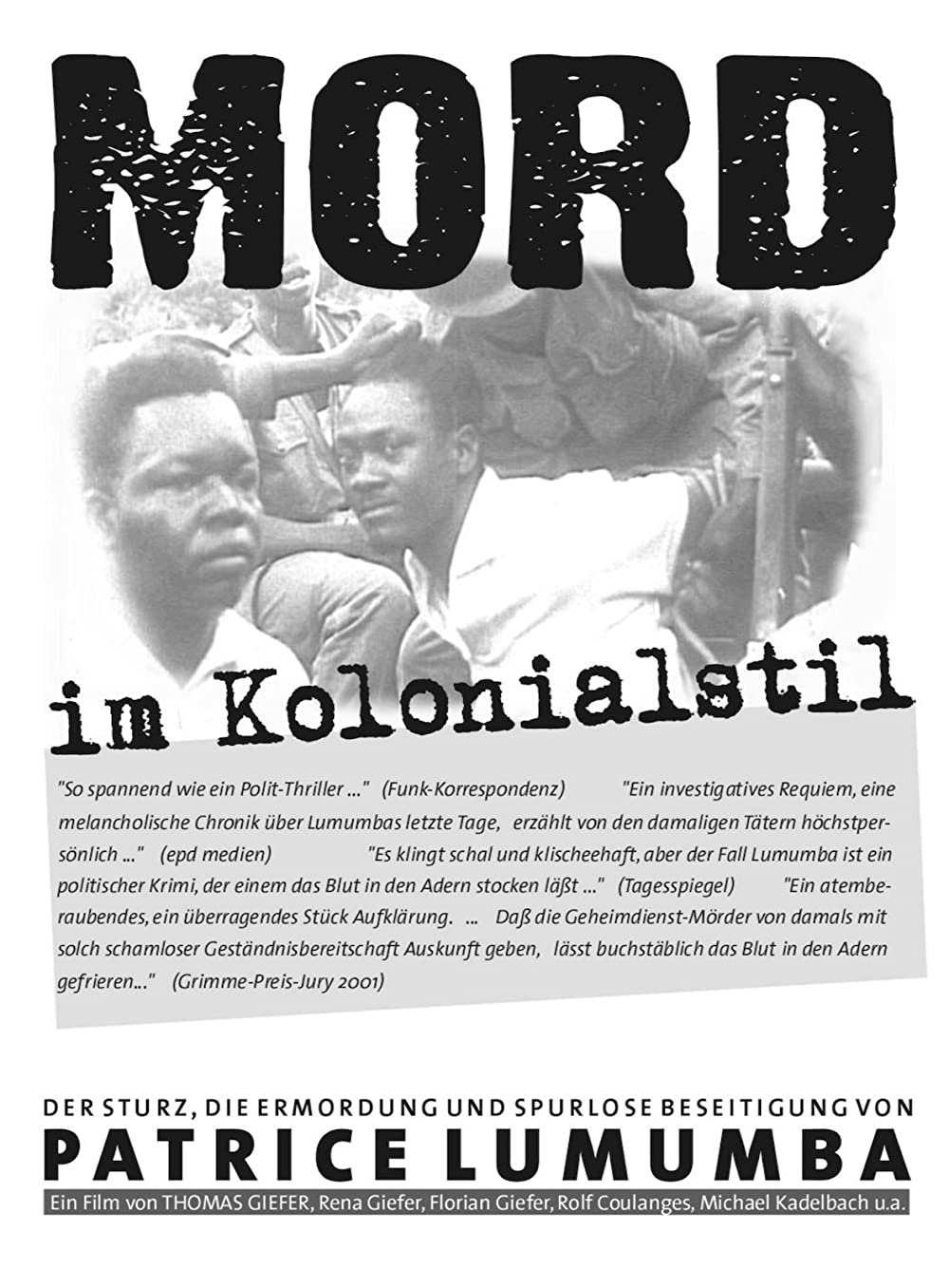 Filmbeschreibung zu Lumumba - ein afrikanischer Held