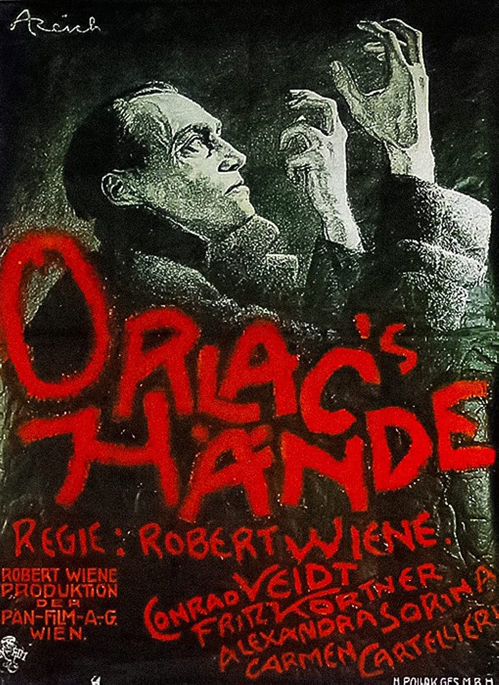 Filmbeschreibung zu Orlacs Hände