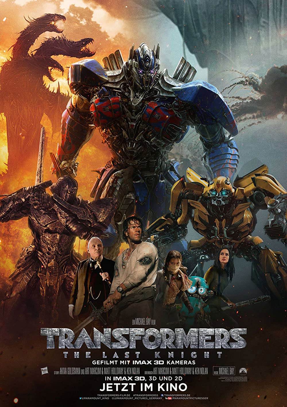Filmbeschreibung zu Transformers: The Last Knight 3D
