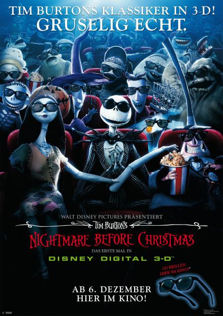 Filmbeschreibung zu Nightmare Before Christmas 3D