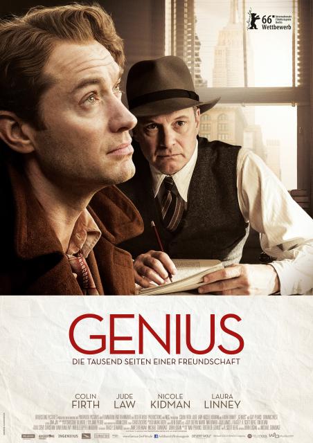 Filmbeschreibung zu Genius - Die tausend Seiten einer Freundschaft